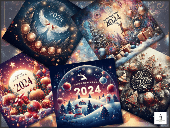 30 New Year Backgrounds New Year PNG: Spark Your 2024 Designs