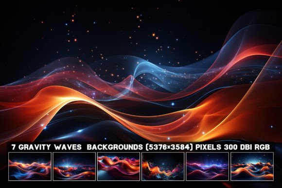 7 Abstract Gravity Waves Backgrounds for Dynamic Designs