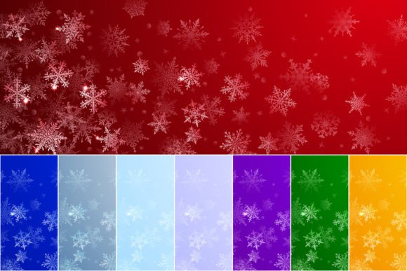 Christmas Backgrounds of Snowflakes: A Designer's Winter Toolkit