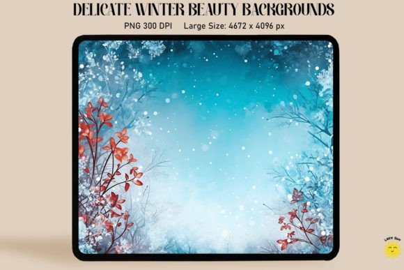Embrace the Chill: Crafting with Vibrant Winter Border Backgrounds