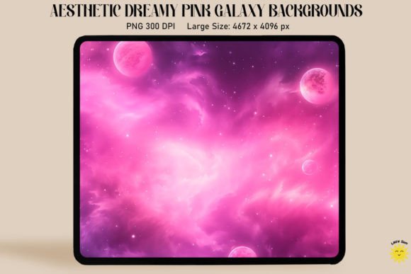 Ethereal Pink Space Scenes: A Designer's Dream Backdrop