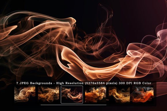 Exploring Vivid Rainbow Smoke in Black Backgrounds for Modern Design