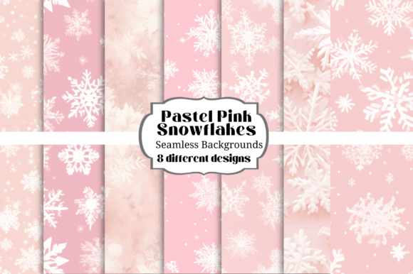 Soft Aesthetic Design with Pastel Pink Seamless Patterns